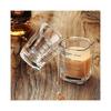 Espresso Shot Glasses Measuring Cup Liquid Heavy Glass 60ml Glass Mini Measures Square Heavy Base, 2pc