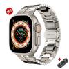 Ultra Titanium Color Strap for Apple Watch 49mm Series 10 9 8 7 41mm 45mm 44mm 46mm 40mm Luxury Metal Band for IWatch 6 5 4 SE