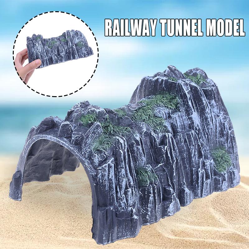 Buy Idh Plastic 187 Scale Model Toy Train Railway Cave Tunnels Sand