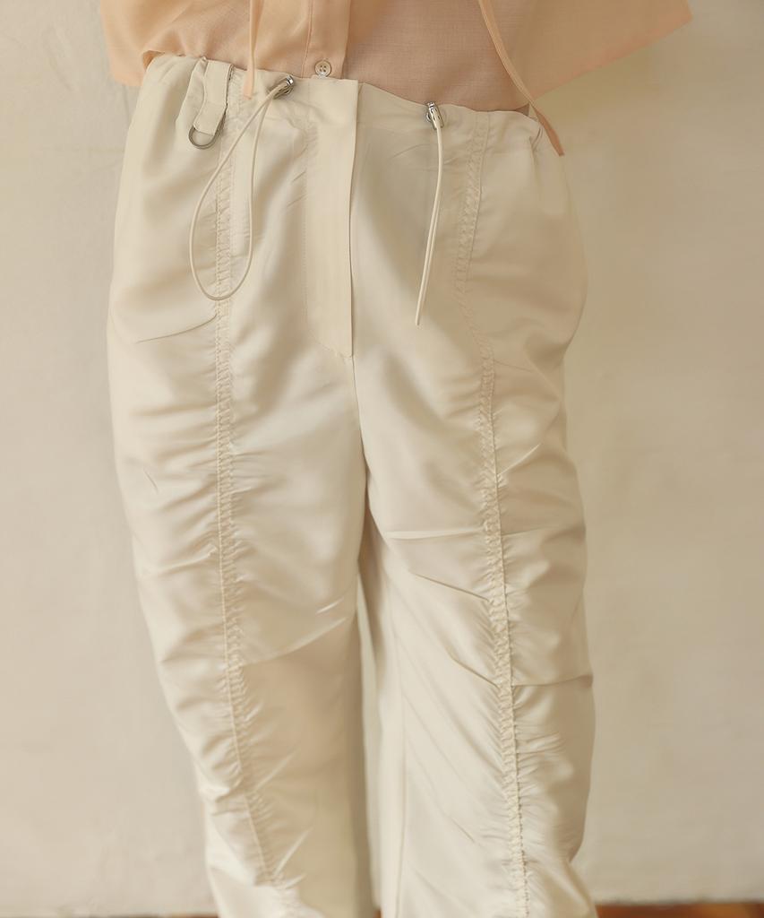 OURO Nylon String Jogger Pants [ Cream ]