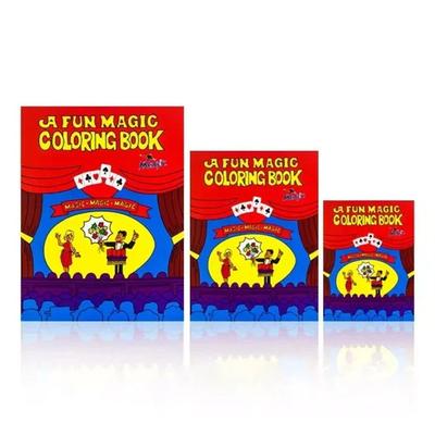 Livre de coloriage de magie mentaliste Magie comique Livres d'accessoires de magie Jouet pour enfants Livre de tours de magie Close-up