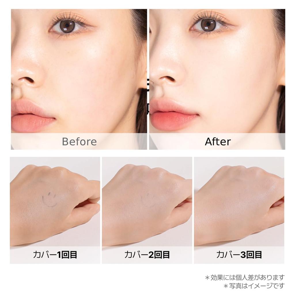 VDL Cover Stain Perfecting Cushion Foundation A02 Natural Ocher 01 13 g SPF35 Foundation Bröckelt nicht Deckkraft 0 Kyoki-Grade-Kissen Koreanisch