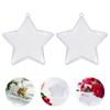10pcs Pentacle Candy Boxes Creative Plastic Gift Boxes For Christmas Wedding Party Home Decor Present Storage Container