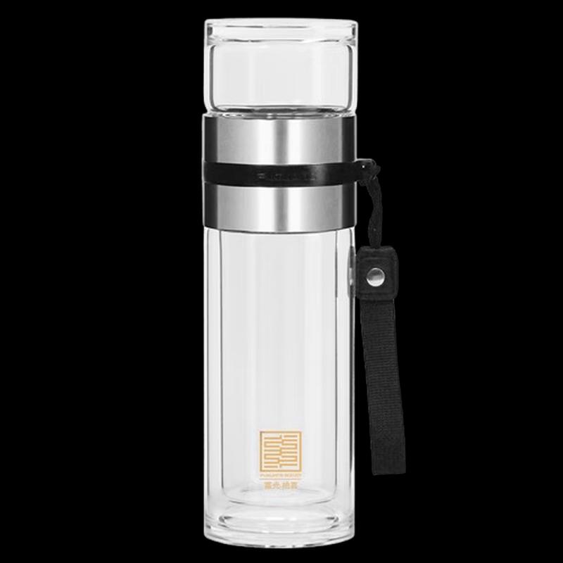 

Fuguang Bestjoy Portable Tea Infuser Double-Layer Glass Bottle 268ml