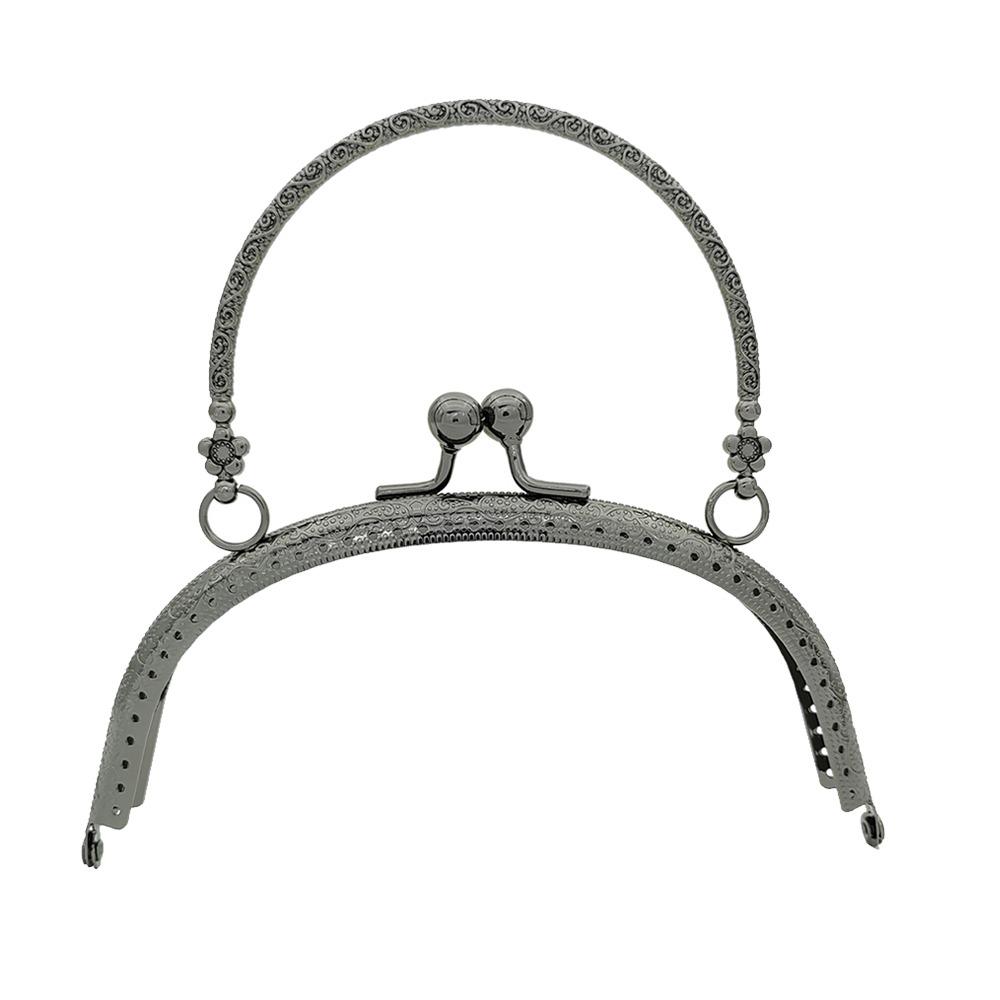 Taschenzubehör Metall-Geldbörsenrahmen Bügelverschluss Vintage 16,1 cm Geldbörsenverschlussrahmen Tasche Bügelverschluss Schloss Taschenherstellung