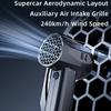 X64 Car Violent Blower Handheld Turbo Jet Fan Mini Turbo Fan Brushless Motor High Power Duct Fan Thrust 1400G Wind Speed 240km