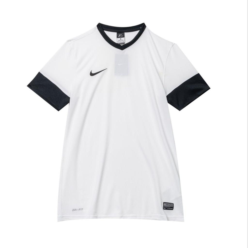 Nike Dri-Fit Quick-Dry Breathable Short Sleeve Knit Shirt Men tops White 448190-100
