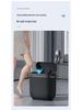 Crevice Smart Induction Trash Can: Multi-Scene, Low-Noise, Slow-Close, Waterproof, Odor-Proof Trash Bin.