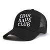 Cool Dads Club baseball cap Father's Day Funny Husband caps Daddy Dad To Be sports hat casual mesh adjustable trucker hats