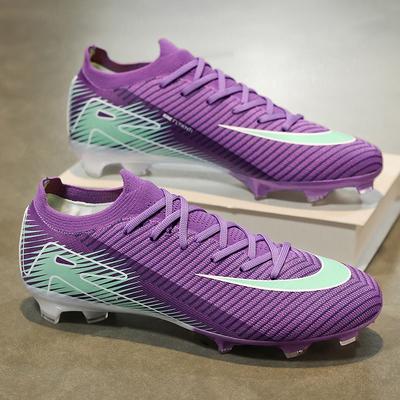 Nowe Męskie Buty Piłkarskie na Trawę Kostkę Gorący Produkt Treningowe Długie Kołki Sportowe Buty Piłkarskie Zewnętrzne Korki TF/FG Wysokiej Jakości