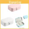 Portable Jewelry Storage Box With Soft Structure And Pure Color Design For Daily Use