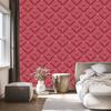 Geometric rhombus wallpaper red, red background 50x1000