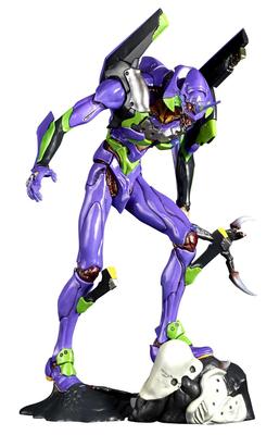 Kaiyodo Artpla ARTPLA SCULPTURE WORKS Evangelion Approximately 230mm Tall Unpainted Plastic Model Kit Unit-01 "Runaway" Non-Scale