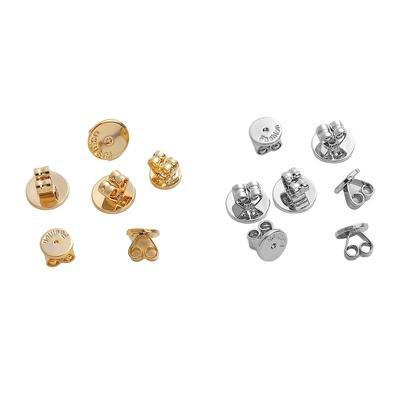 2 stuks/zak Koperen Ronde Plaat Oordopjes DIY Oorbellen Sieraden Accessoires