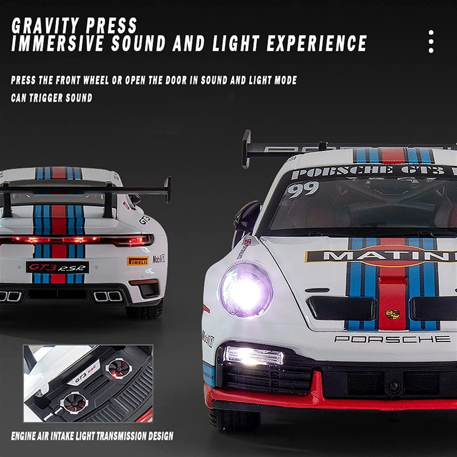 Масштаб 1/24 911 GT3 RSR — фото 12