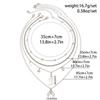 Layered Chain with Moon and Stars Pendant Necklace for Women Trendy Charms Chain Accessories on Neck Fashion Jewelry Female Gift