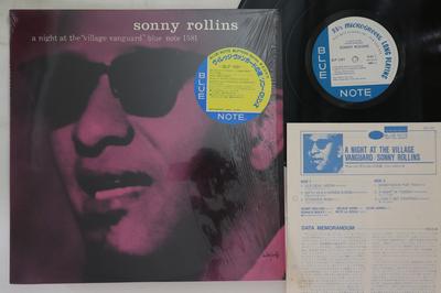 LP Record SONNY ROLLINS  A Night At The Village Vanguard BLP1581 BLUE NOTE 1984 Japan Jazz Used