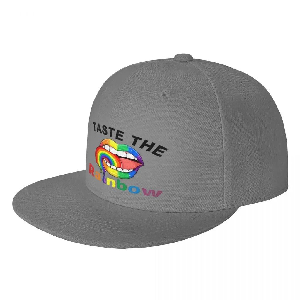 Baseball Cap Flat Cap Taste The Rainbow Sexy Lips Lgbt Pride Unisex Unisexs Hats For Unisex Womens Baseball Unisex Hat Baseball