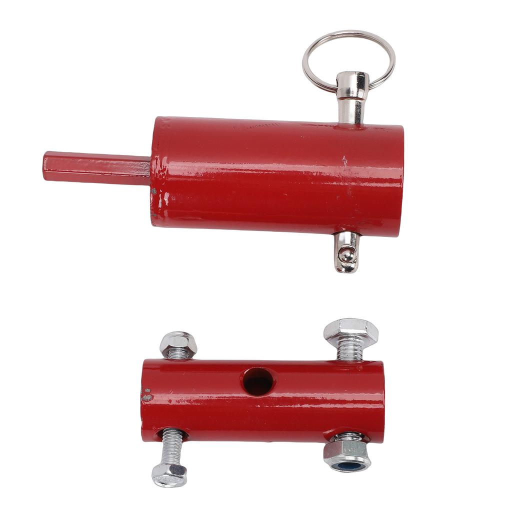 Jack Drill Adapter Tool Fit 1 Inch Handle Stud Heavy Duty Steel Jack Rod Attachment for Dump Flatbed Livestock Trailers