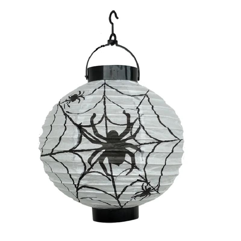 Halloween Paper Lanterns Pumpkin Spider Bat Skeleton Lanterns for Halloween Party Decorations Indoor Outdoor Party Supplies