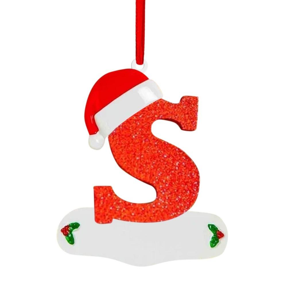 

4/26 шт. 2024 26 букв Рождественское украшение для елки Навидад Домашний настольный декор Буква Подвеска для подвешивания Сделай сам Счастливого Нового года Рождественский декор