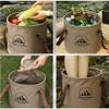 10/20L Multi-functional Water Bucket Portable Outdoor Collapsible Bucke Container Waterproof Travel Basin Camping Storage Bucket