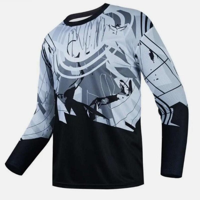 Long-sleeved Downhill Clothing Sunscreen Breathable Quick-drying T-shirt Racing Cross-country Riding L