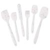 6pcs Silicone Spatula Set Food Grade Heat Resistant Non Stick Baking Cooking Mixing Scraper Kitchen Utensils Pastry Spatulas
