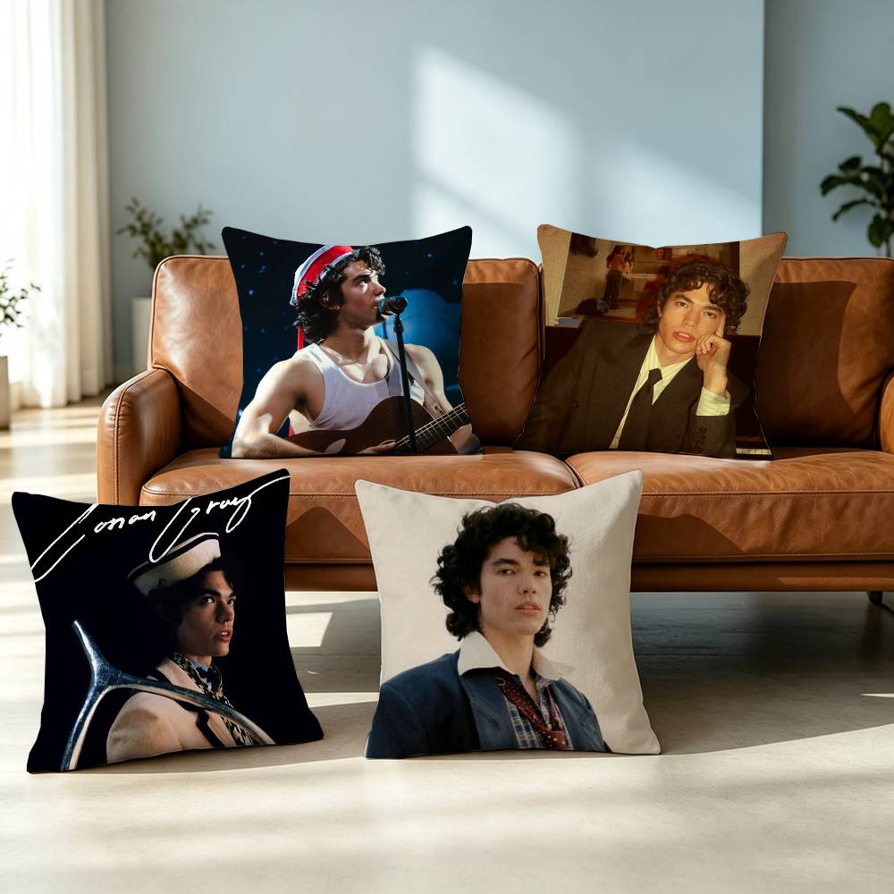 Conan Gray B-Bedroom-Pop Pillow Case Square Double-Sided Sofa Cushion Cover Bedroom Bedside Pillow Gift