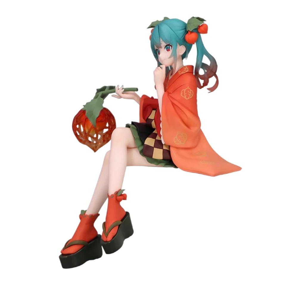 Hot Anime Hatsune Miku Lantern Fruit Cherry Figure  Model Toy Birthday Christmas Toy Gift Collectible Pvc Model