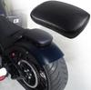 Szmsmy Motorcycle Black Rear Passenger Cushion Pillion Pad with 6 Suction Cups for Harley Custom Bikes, Choppers, and Crossovers