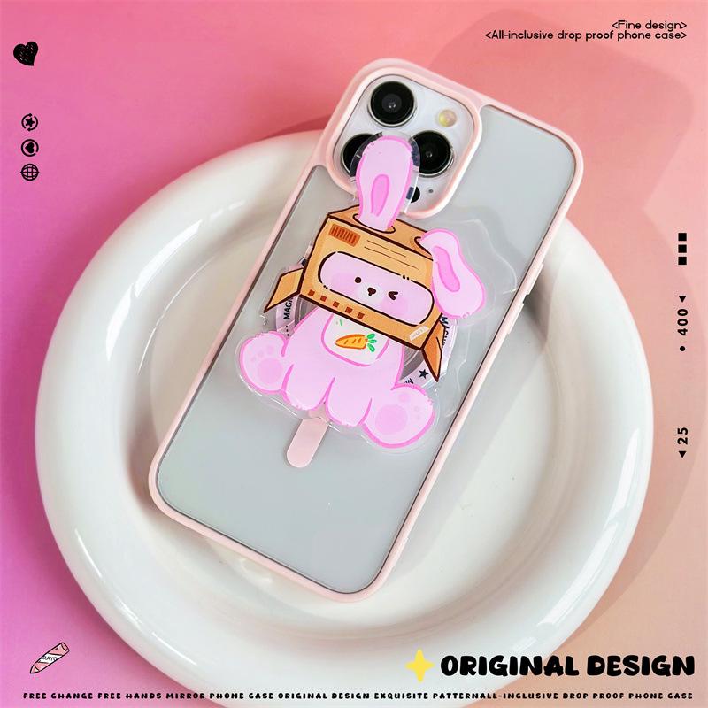 

Магнитный настольный держатель для телефона Zhitai Cartoon с ленивой телескопической подушкой безопасности