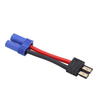 RC Male To EC5 Cable Durable Plastic Copper Soft Silicone High Safety Corrosion Resistant RC Male