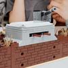 Ungiftiges B Militärspielzeug Set Bausteine 4 in 1 Militärbunker Schützengraben Basis Simulationsspiele Kinderspielzeug Geburtstagsgeschenke