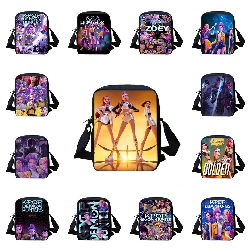 Kpop Demon Hunters Crossbody Tas Met Geprint Ontwerp Voor Middelbare Scholieren