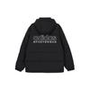 Adidas Logo Casual Windproof Warm Loose Hooded Jacket Men Jackets Black IW0779