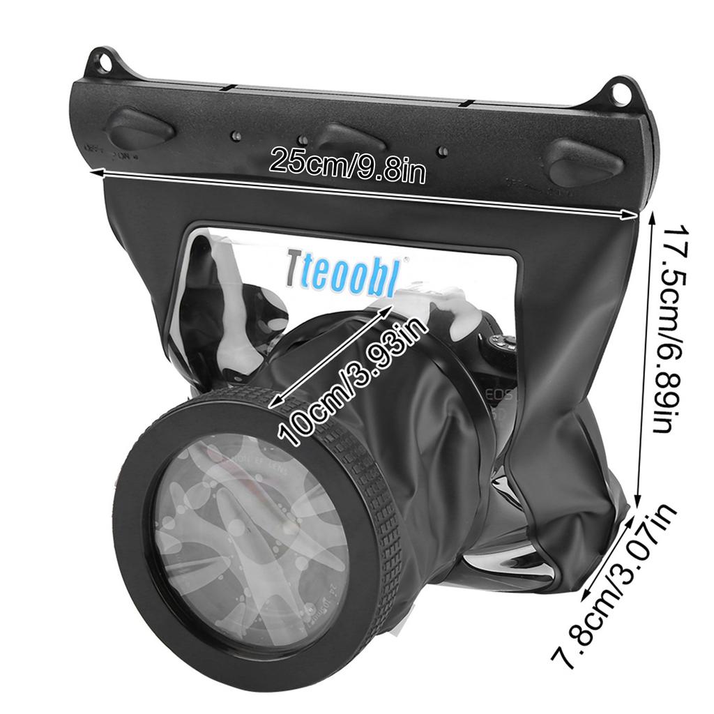 Camera Case Camera Underwater Case Camera Diving Case Tteoobl Underwater Waterproof Dving Case Bag 20M for Nikon DSLR Cameras