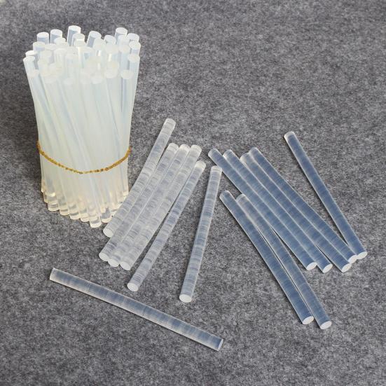 60Pcs 7x100mm Transparent Adhesive Hot Melt Glue Sticks DIY Repair Accessories