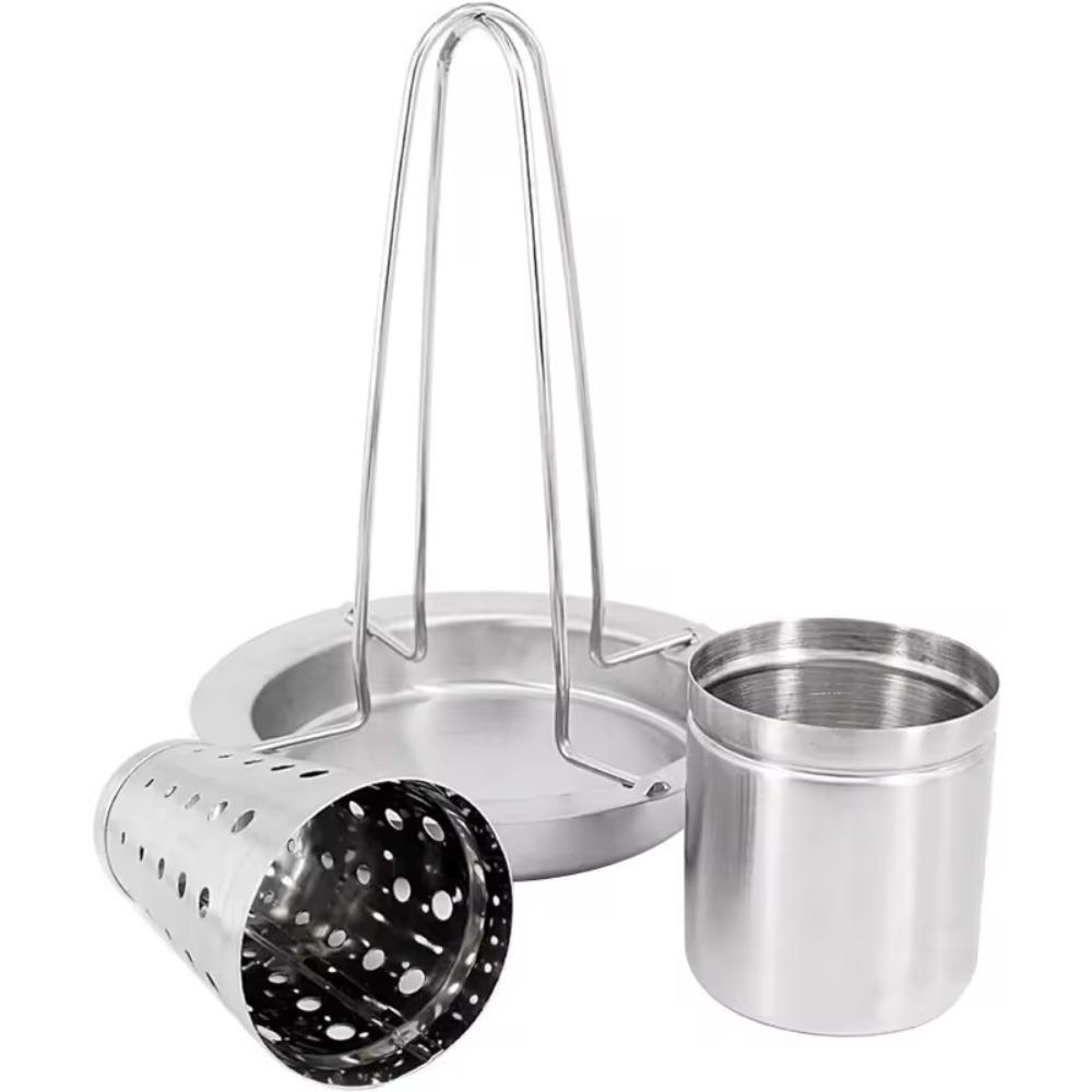 Vertical Chicken Roaster Stand Detachable Turkey Roasting Rack Beer Can Chicken Roasting Rack  BBQ