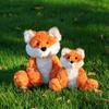 Apricot Lamb Flower Fox Plush Soft and Fluffy Flower Fox Suitable for Boys and Girls Toy, Cute, 20cm,
