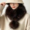 Keep Warm Plush Scarf Coldproof Neck Wrap Soft Neck Warmer  Winter