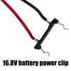 16.8V Battery Connector Clip Shock Resistant Plastic Metal Build Efficient Current Output for Electrical Tool