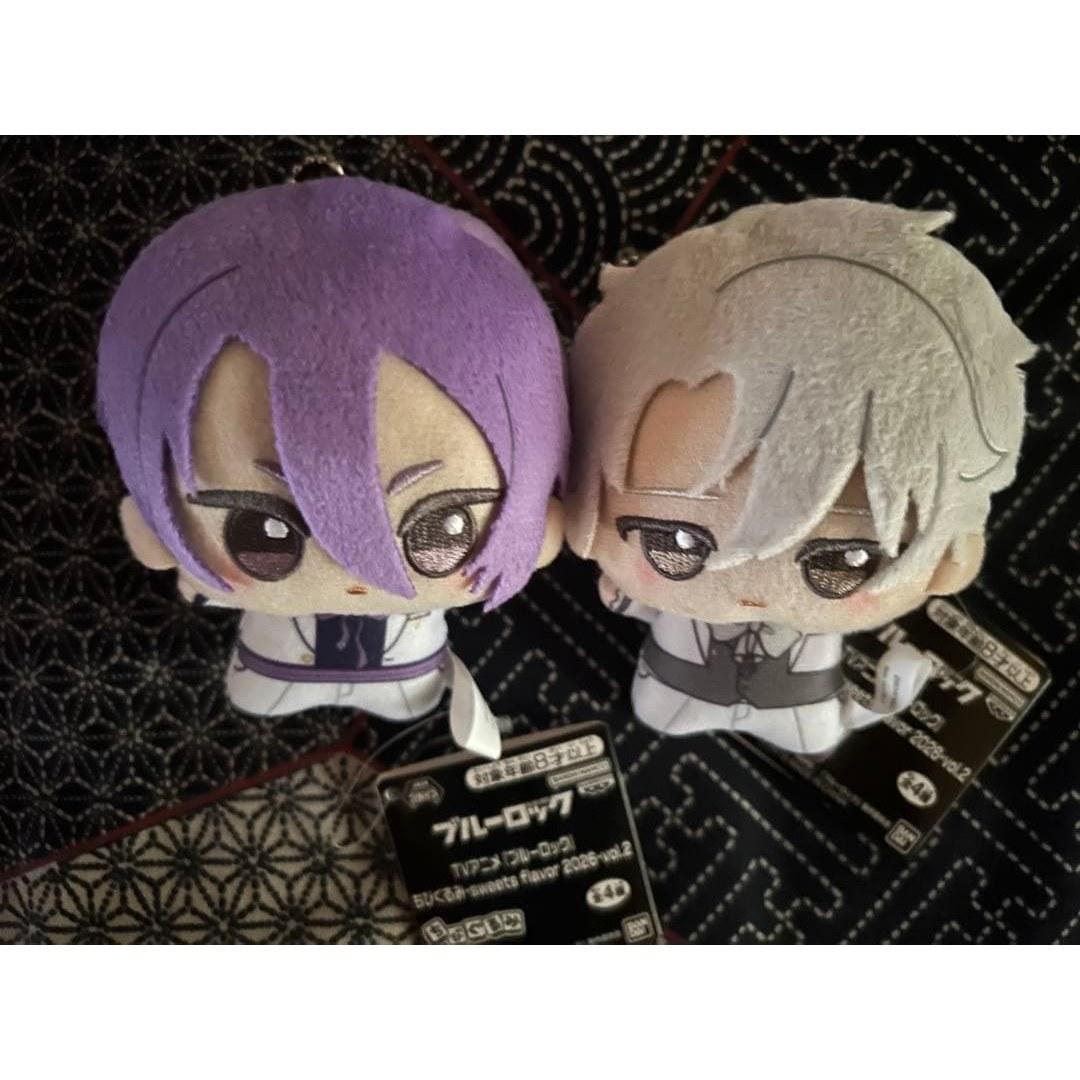 Blue Lock Namco sweet flavor 2026 chibi plush toy 2-piece set