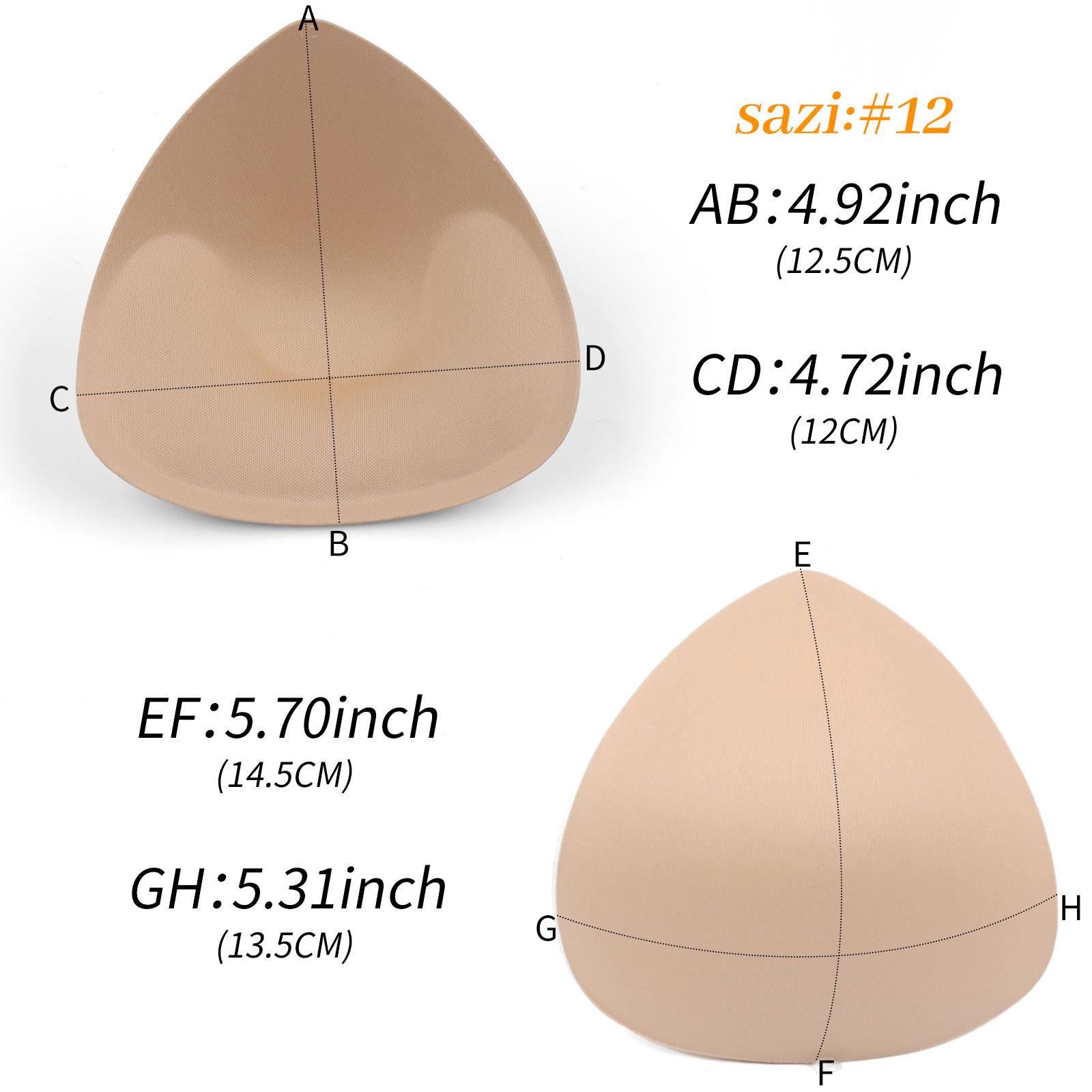 

Формованные вставки U-образной формы для спортивного бюстгальтера: Треугольные вкладыши пуш-ап для купальника 14