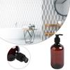 4Pcs Shampoo And Conditioner Dispenser Bottles Bathroom Plastic Empty Refillable Pump 500ml Shower Gel Shampoo Bottle Container