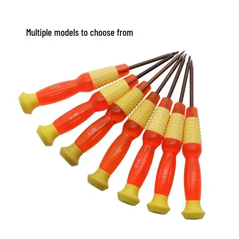 Magnetic Hex Driver 0.8 Five-Star Screwdriver - Solid Color Telecom Disassembly Tool for Mobile Phone Repair.
