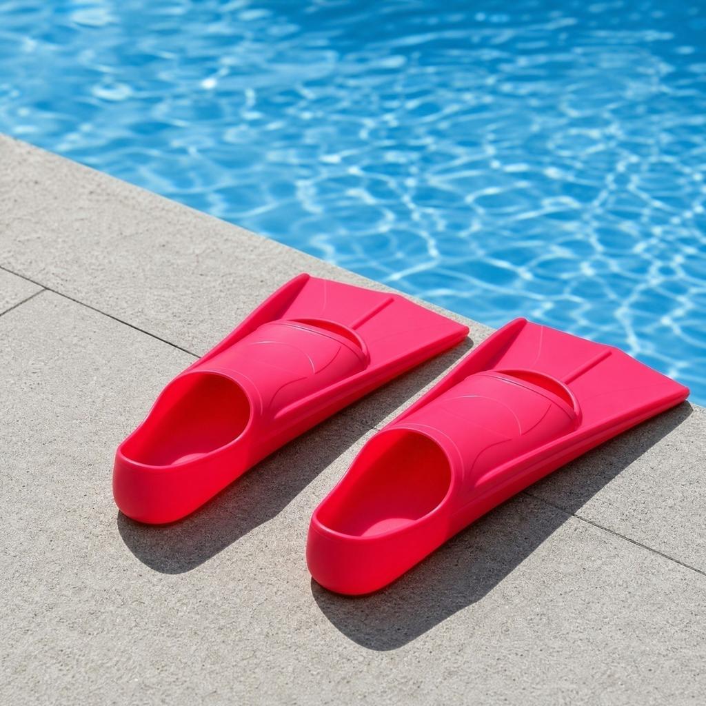 Silikon-Schwimmflossen zum Schwimmen und Tauchen - Trainingsflossen für Herren Damen Erwachsene