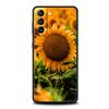 Beautiful Yellow Sunflower Phone Case For Samsung Galaxy S25 Edge S24 S23 S22 Ultra S20 S21 FE 5G S10 S9 Plus S10E Soft Cover