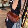 Women's Cowhide Underarm Shoulder Bag Ladies Fashi Cow Genuine Leather Crossbody Messenger Bag Designer Luxury Retro Handbag