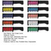 10Pcs Hair Chalk Comb 10 Colors Washable Instant Hair Dye Comb Halloween Christmas Cosplay Party Disposable Temporary Hair Coloring Comb